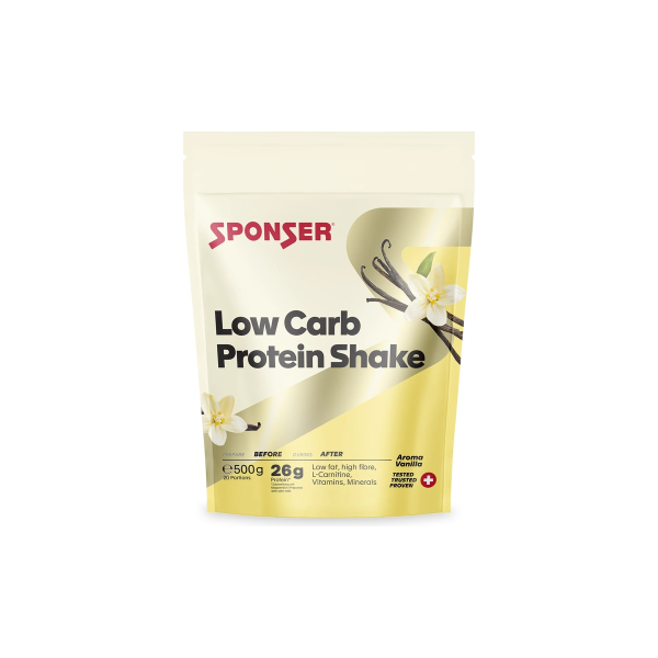 Протеин Sponser Low Carb Protein Shake + L-Carnitine (ваниль) 500 г