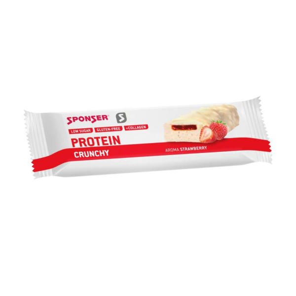 Протеиновый батончик Sponser Crunchy Protein Bar (клубника) 50 г