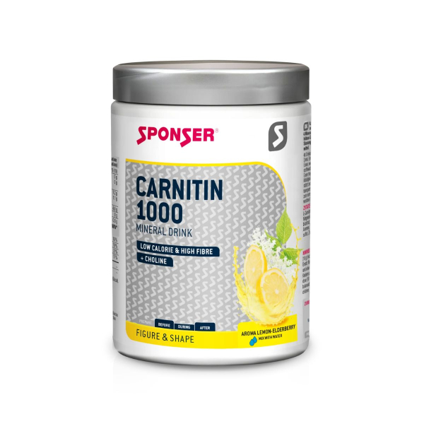 Жиросжигатель Sponser Carnitine 1000 (лимон - бузина) 400 г