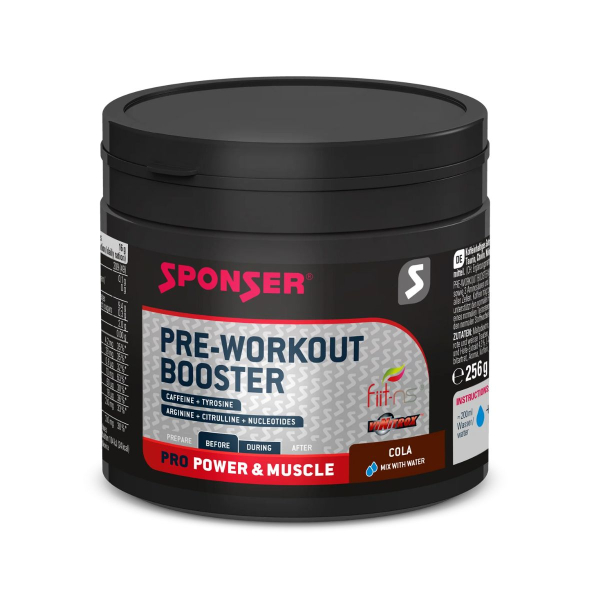 Предтренировочный бустер Sponser Pre-Workout Booster (кола) 256 г