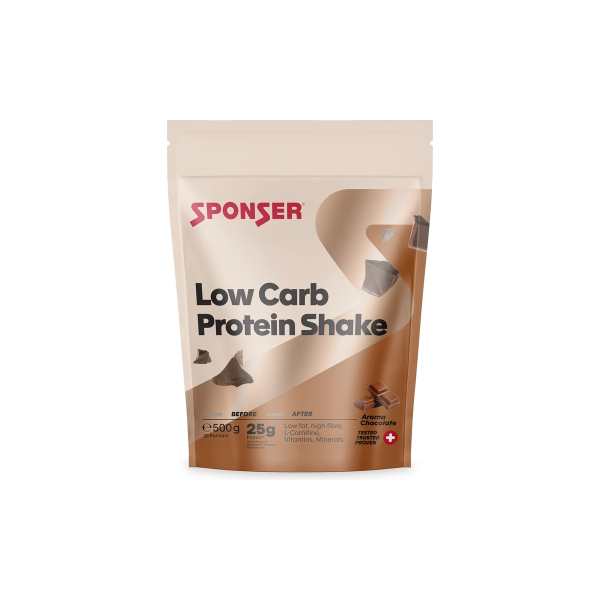 Протеин Sponser Low Carb Protein Shake + L-Carnitine (шоколад) 500 г